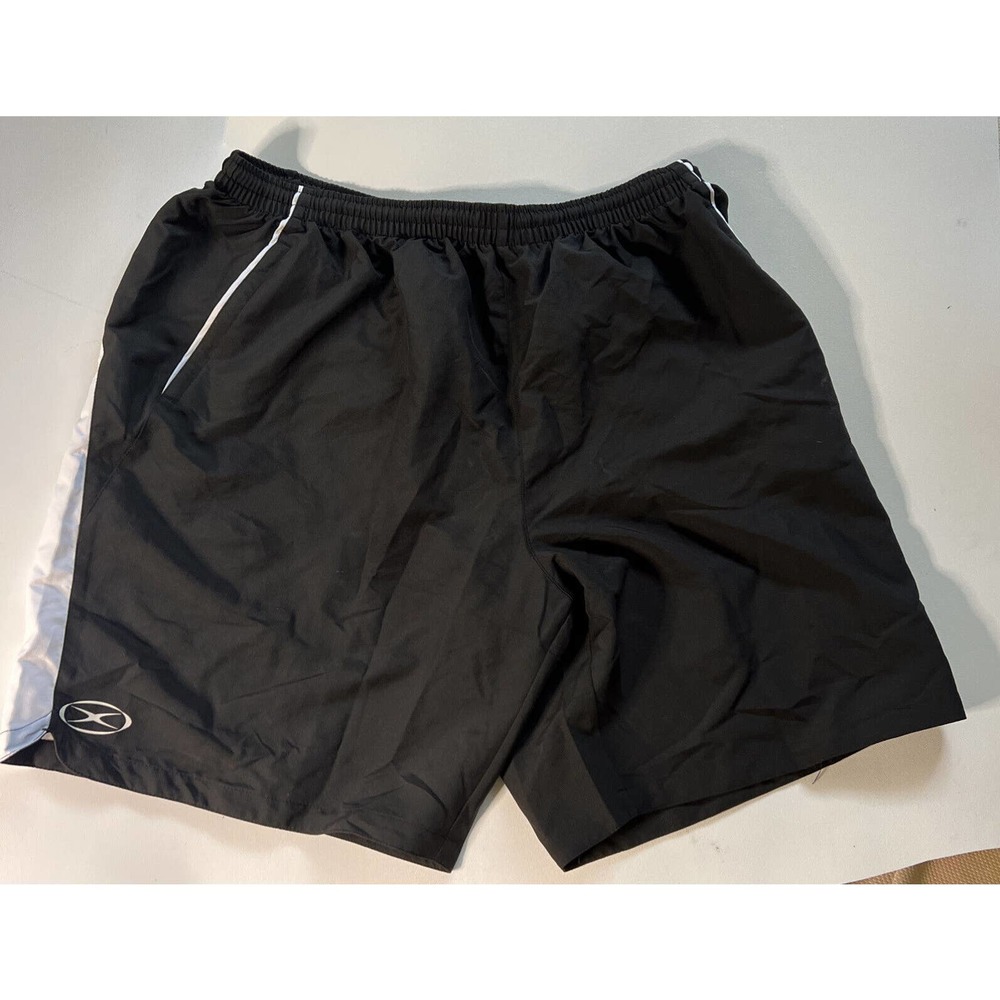 New Old Stock Men's Black XARA Soccer Athletic Polyester Shorts Size XXL Porto